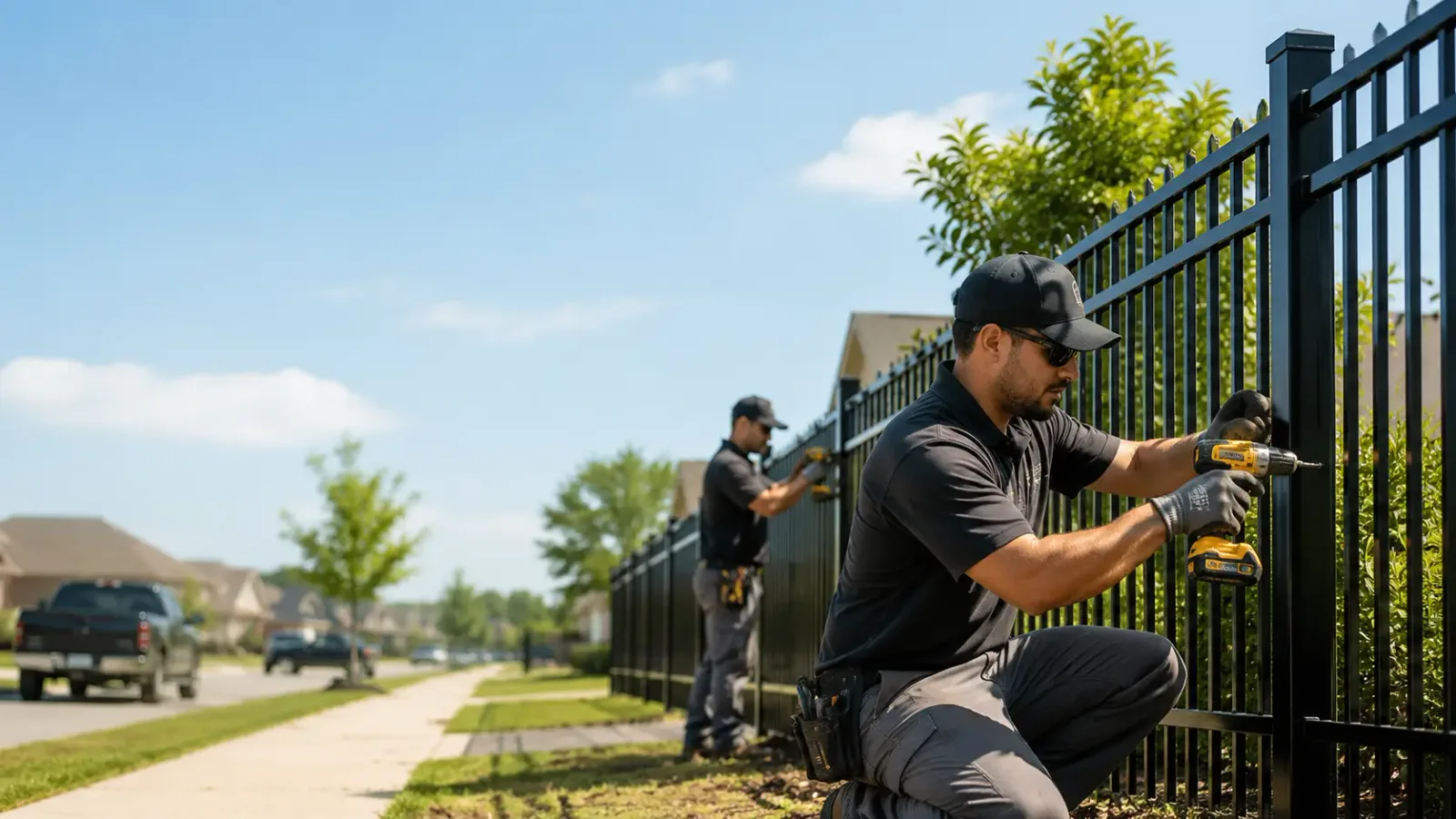 Metal Fence Installation in Battleboro, NC